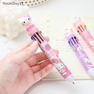 Sanrio Original 6 color Ballpoint Pen - Dark Pink / Hello Kitty