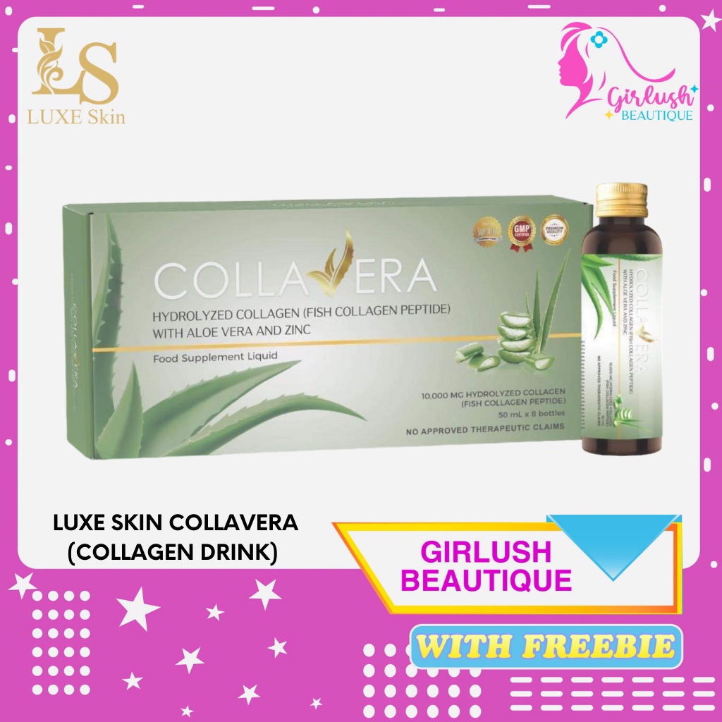 Luxe Skin Collavera (Hydrolyzed Fish Collagen Peptide with Aloe Vera ...