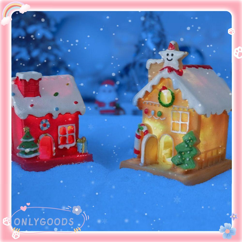 ONLY DIY Christmas House, Resin Xmas Gift Christmas Gingerbread House