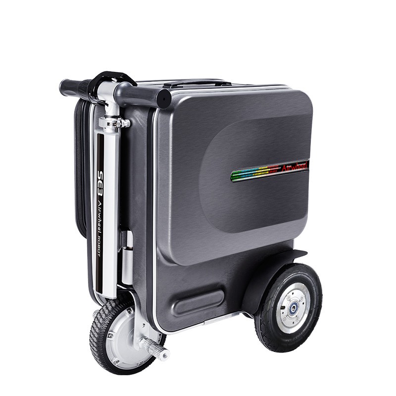 Airwheel Elway electric skateboard riding suitcase love apartment same ...