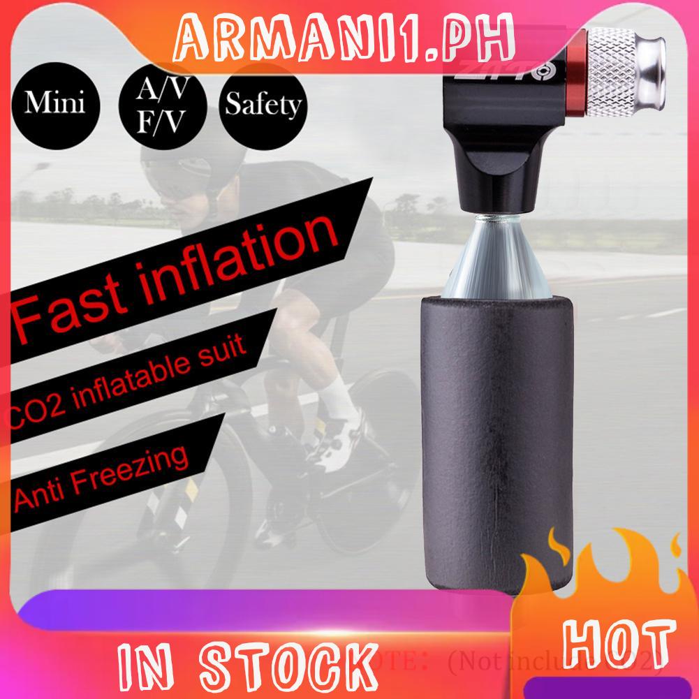 ZTTO CO2 Inflator Bicycle Tire Pump with Sleeve for Cartridge No CO2