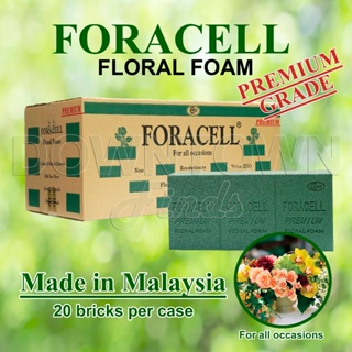 Floral Foam, 15 Pcs Round Dry Floral Foam Blocks, Green Styrofoam