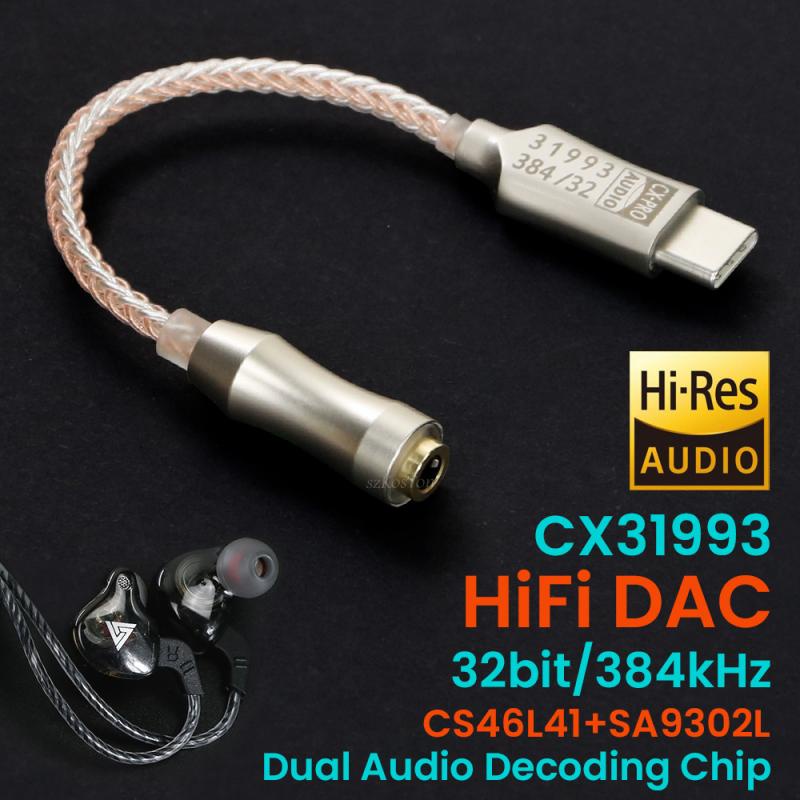 [READY STOCK] CX31993 USB TypeC to 3.5mm Audio Interface Headphone