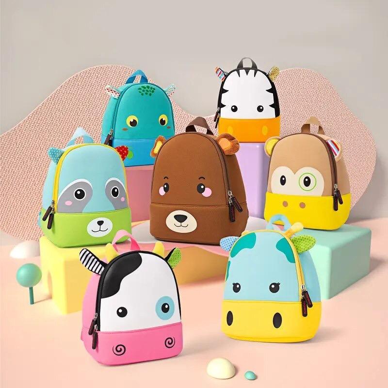 New Children's Backpack Cute 3D Animal For Kids Kindergarten School Bag ...