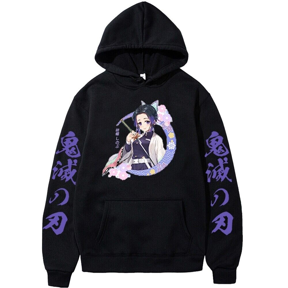 Demon Slayer Shinobu Kocho Hoodies Anime Pullovers 