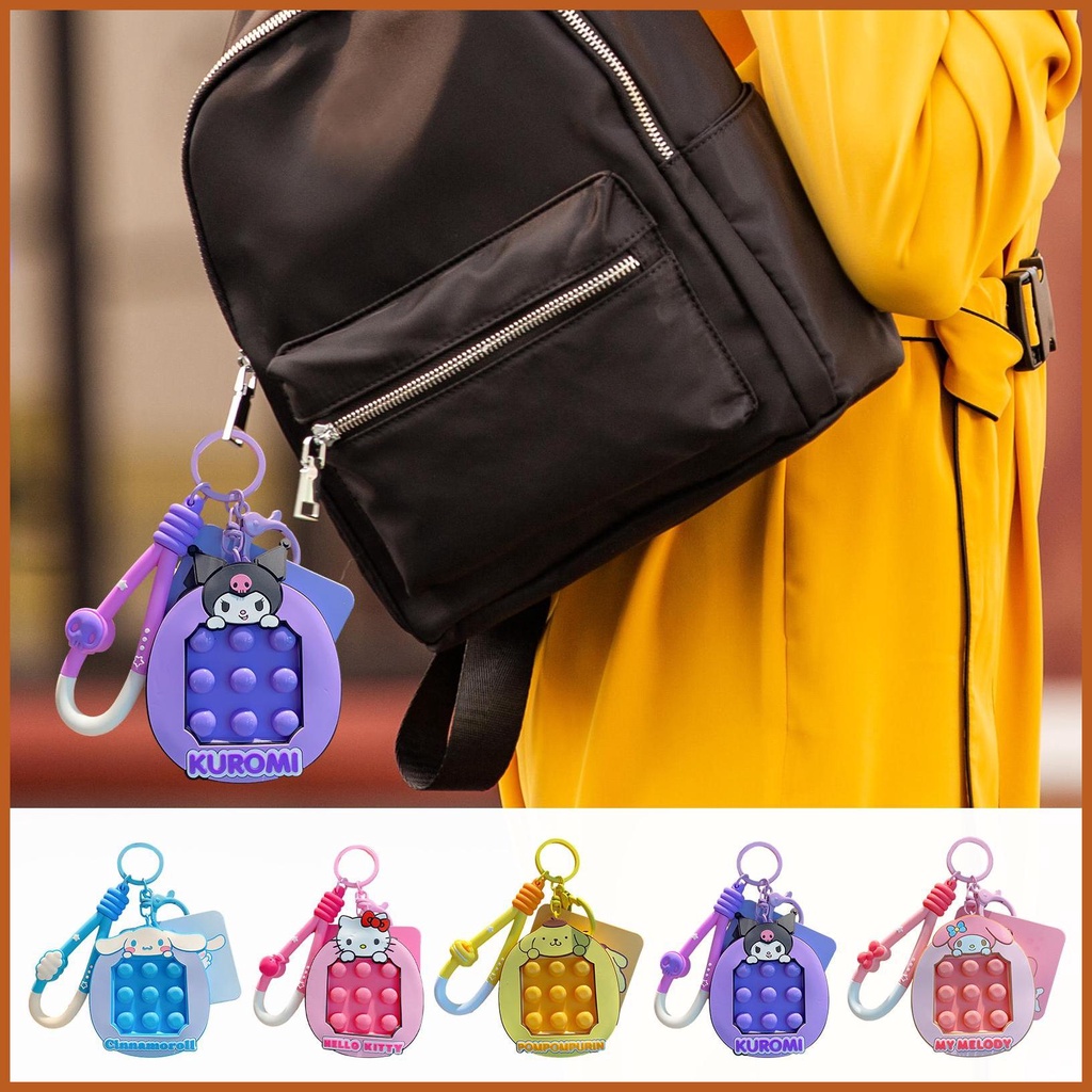 Unique Tactile Keychain Popping Keychain Fidget Toy Smooth and Burr ...