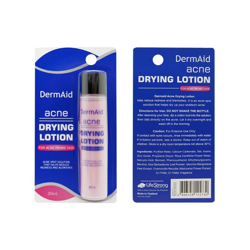 ♟DERMAID Acne Drying Lotion 30ml*soap*acne spot gel*melasma cream*scar gel Shopee Philippines