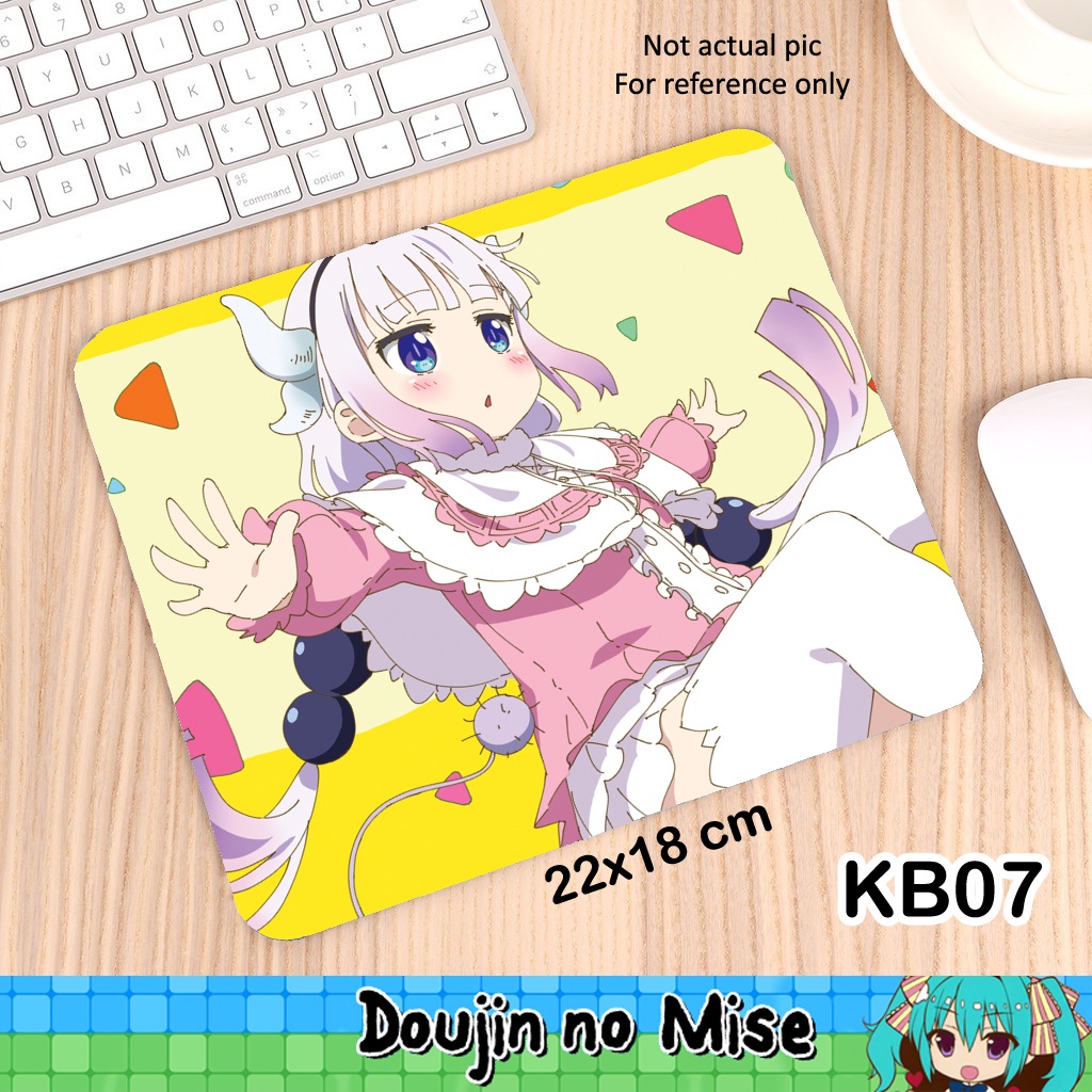 Anime Kobayashi San Chi No Maid Dragon Mouse Pad Merchandise Tohru Kanna Kamui Quetzalcoatl