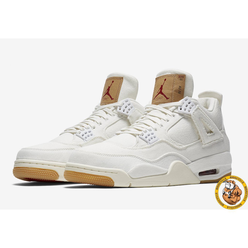 Jordan 4 levis white price new arrivals