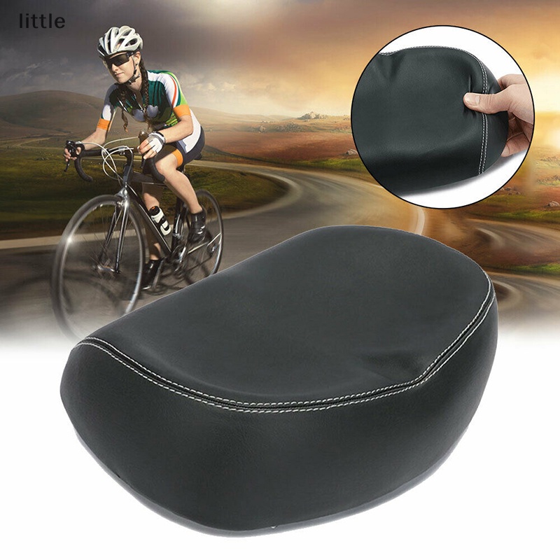 phlittle Big Ass Bike Saddle Wide Large Bike Cycling Noseless Soft PVC ...