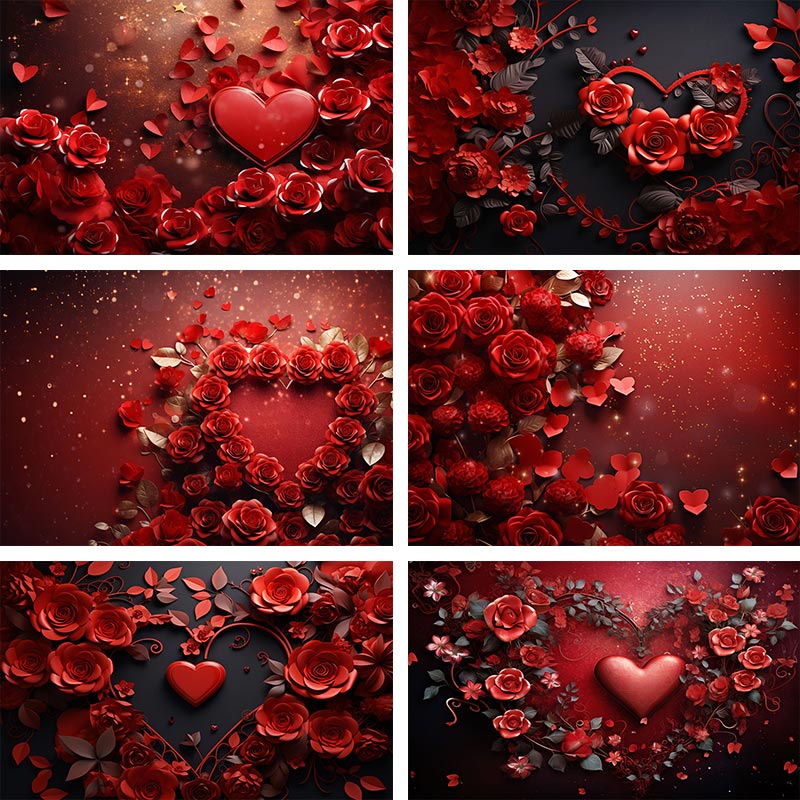 Valentine's Day Backdrop For Photography Couples Lovers Anniversary ...