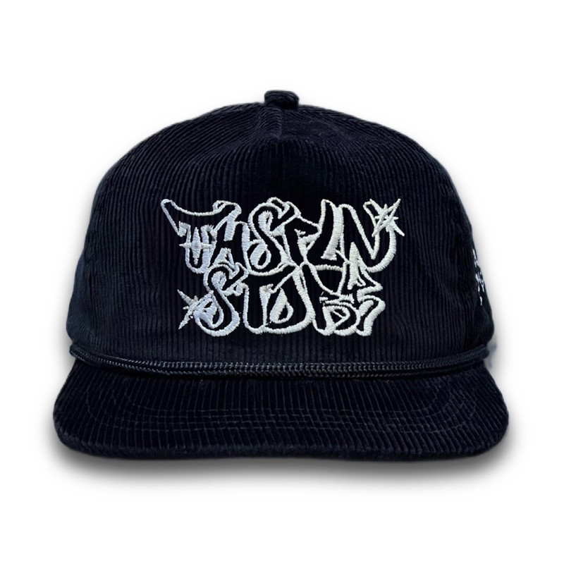 Pesona HAT Ropehat Corduroy Black Story Grafitti Thisplan | Shopee ...