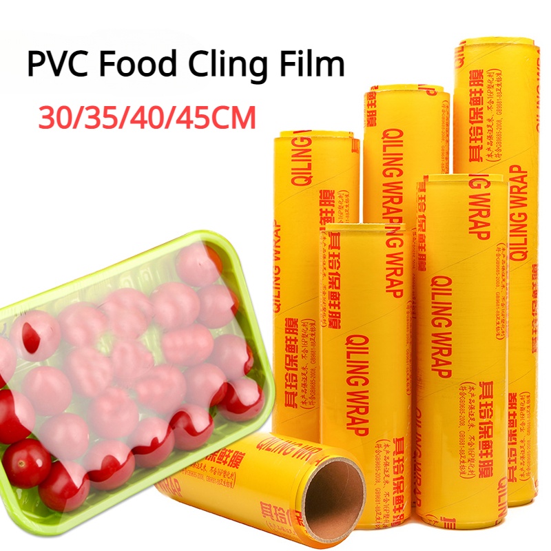 PVC Food Cling Film Food Grade Commercial Household Kitchen Storage