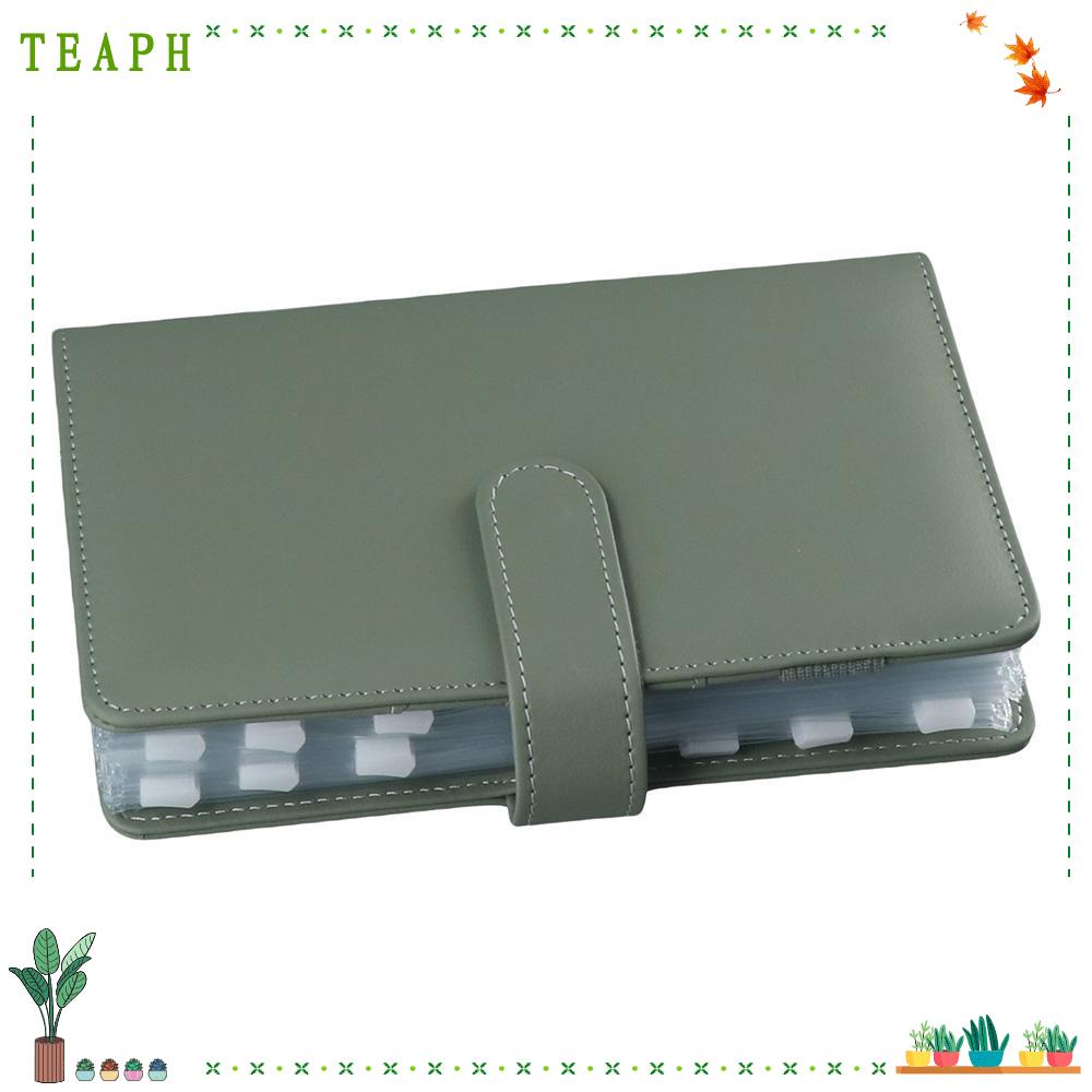 TEAPH Budget Binder, A6 Zipper Envelopes Budget Wallet, A6 Bill Binders
