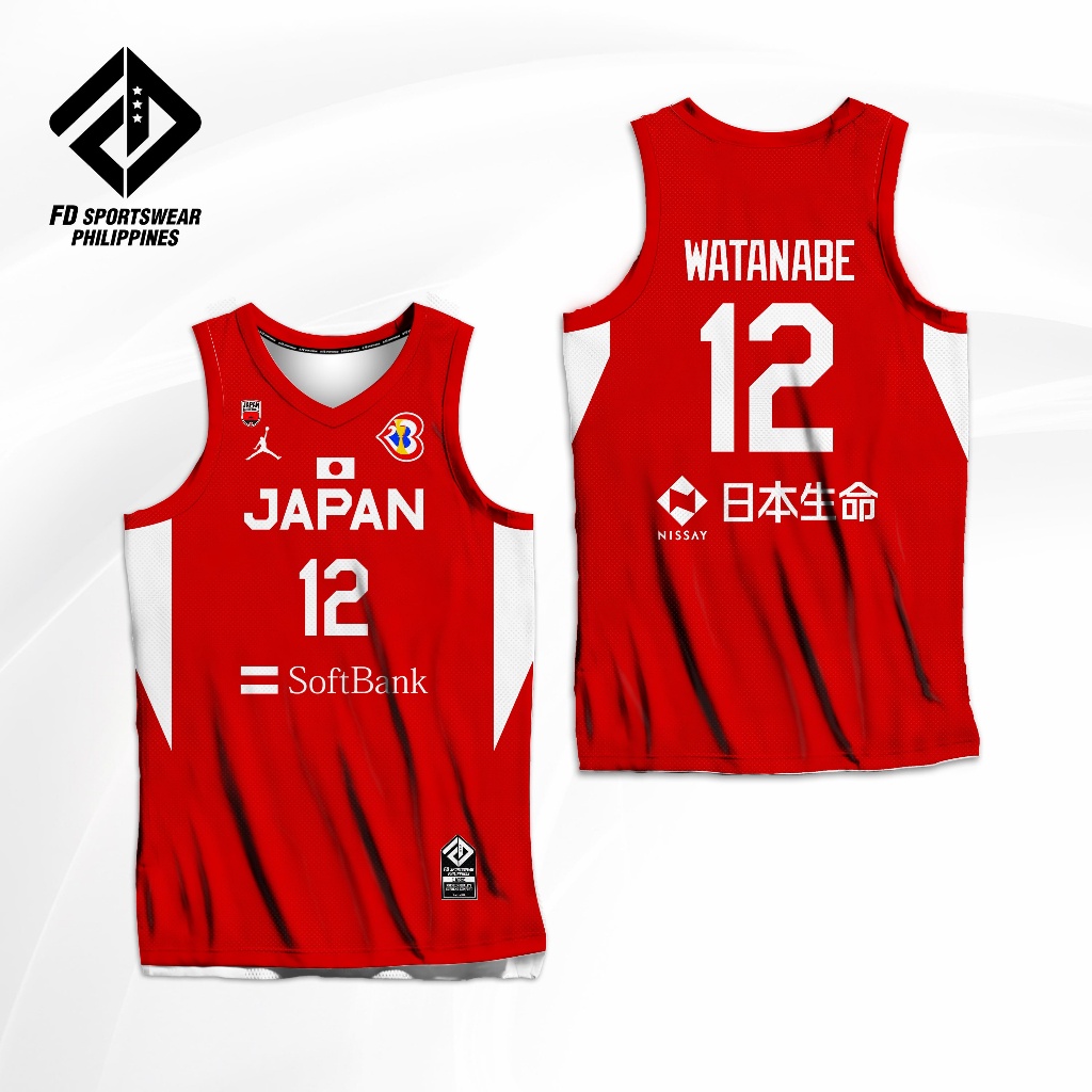 JAPAN BASKETBALL FIBA WC 2023 WATANABE KAWAMARU HAWKINSON HACHIMURA ...