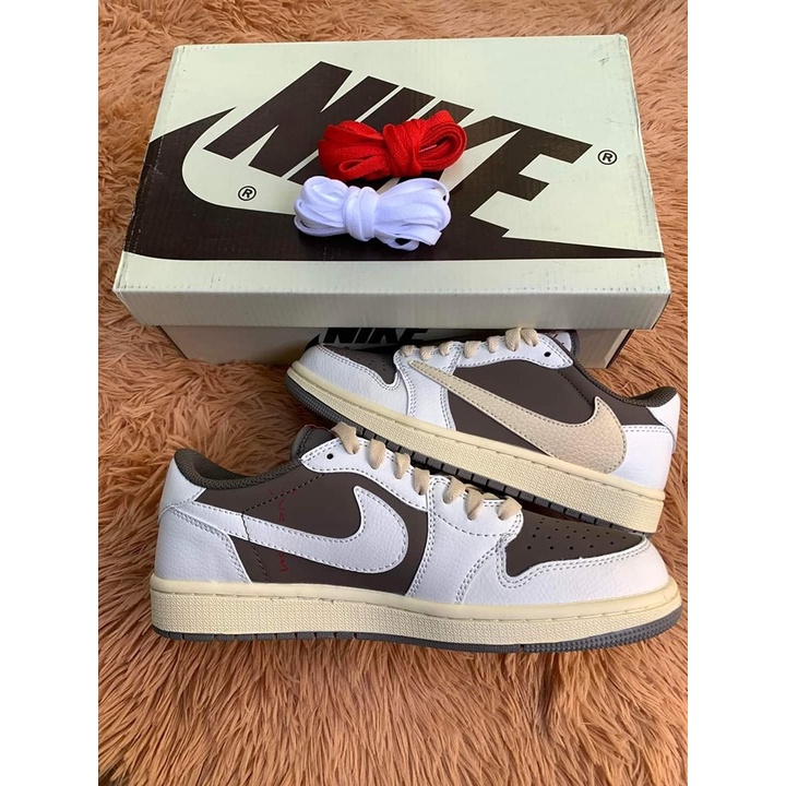 travis scott mocha pink laces