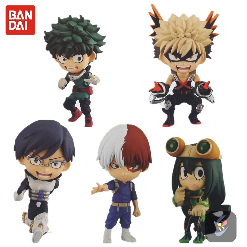 Bandai My Hero Academia Q Version Izuku Midoriya Booming Frozen Bakugou ...