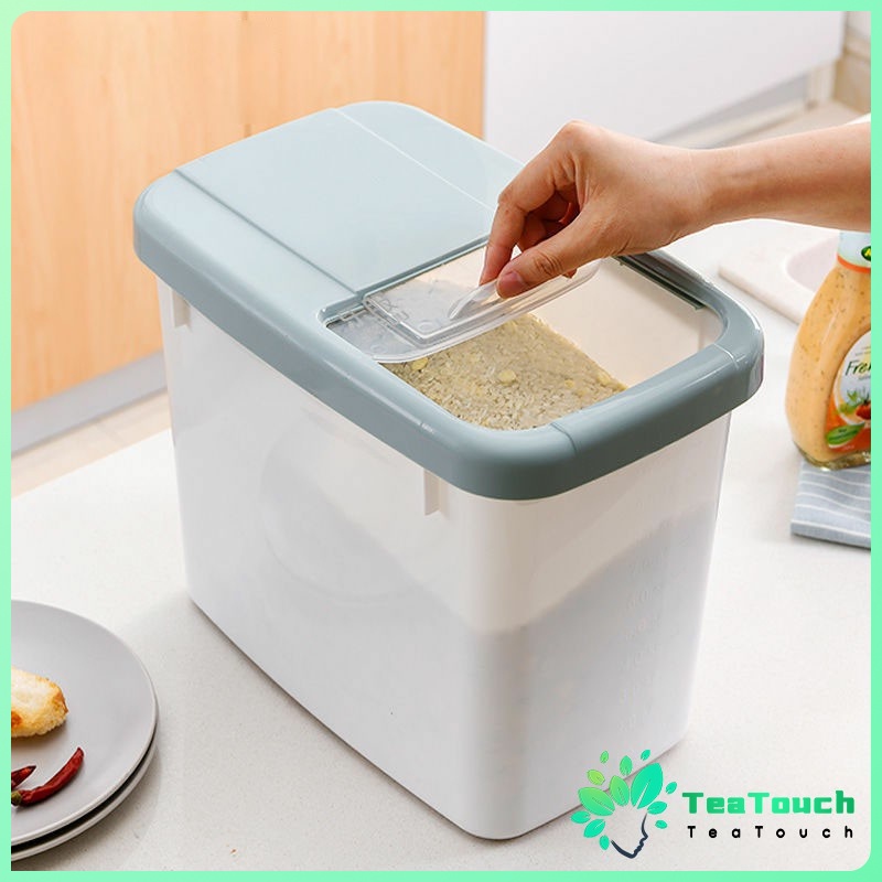 TeaTouch Rice Storage Container Food Storage Containers with Lids ...