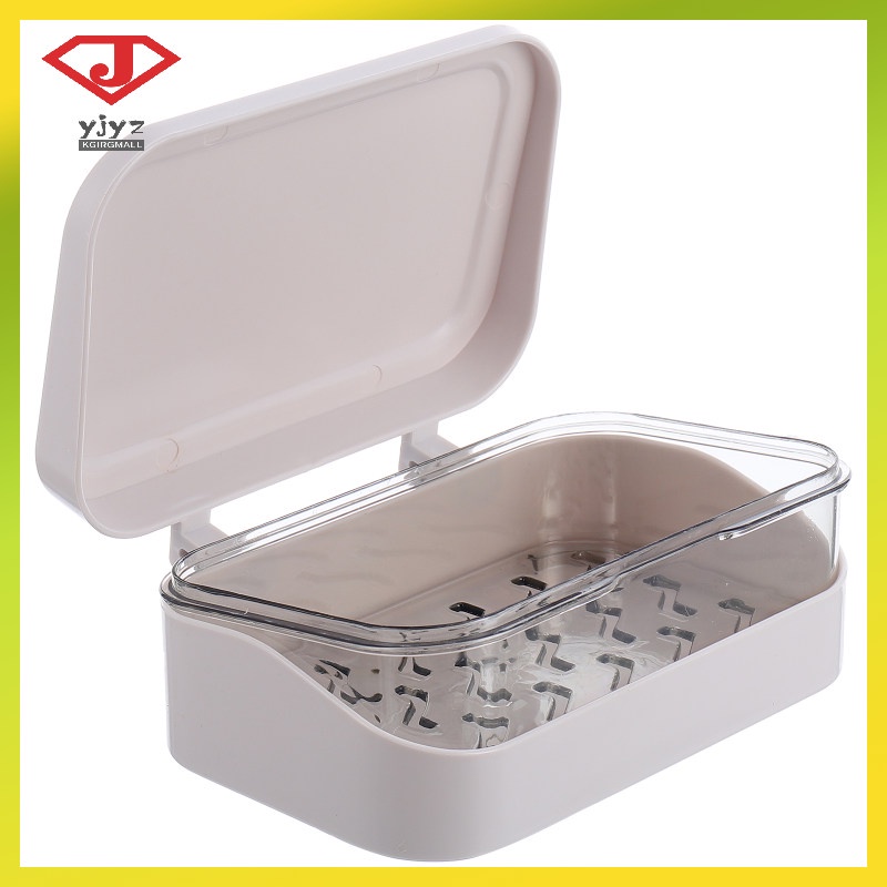 [READY STOCK] Containers with Lids Flip Top Soap Dish Bath Tray ...