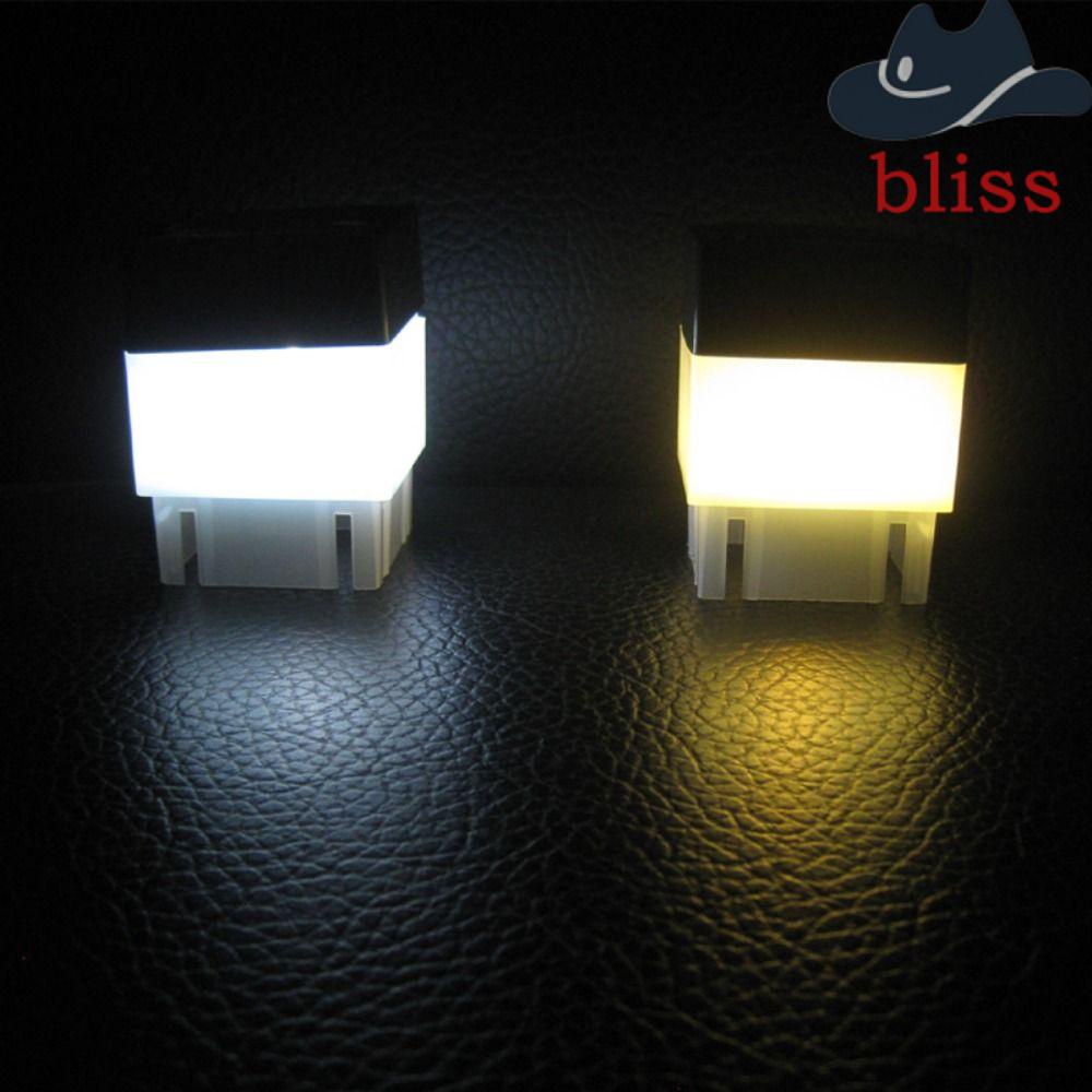 BLISS Fence Gate Pillar Lamp, Square Waterproof Solar Column Light