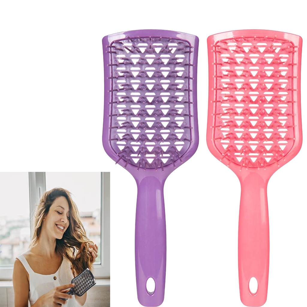 Unbrush Detangling Hair Brush Scalp Brush Paddle Hairbrush Anti Static Massage Paddle Brush