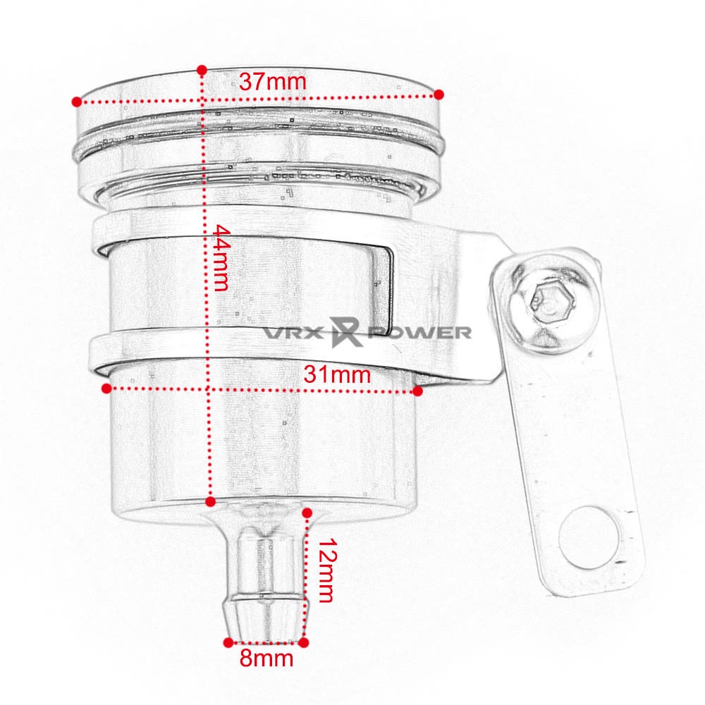 For YAMAHA YZF R3 Motorcycle Rear Brake Fluid Reservoir Clutch Tank Oil ...