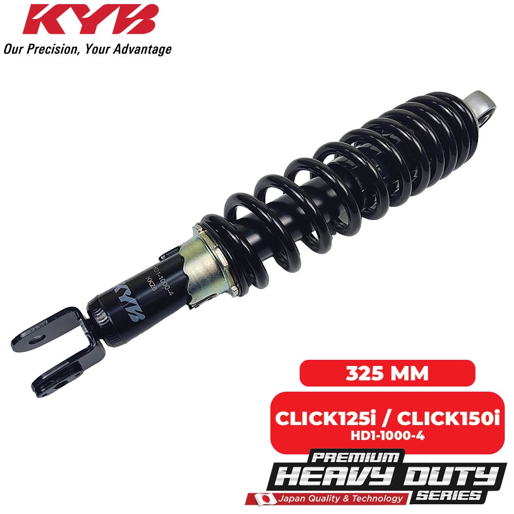 KYB Heavy Duty Click 125i / Click 150i [332mm] Motorcycle Shock ...