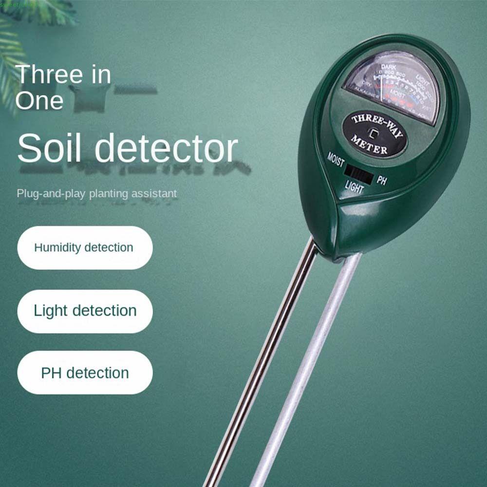 SWEETJOHN Soil Detector, 3 in1 Moist Tester Soil Moisture Meter, Sensor Tool PH Tester Garden