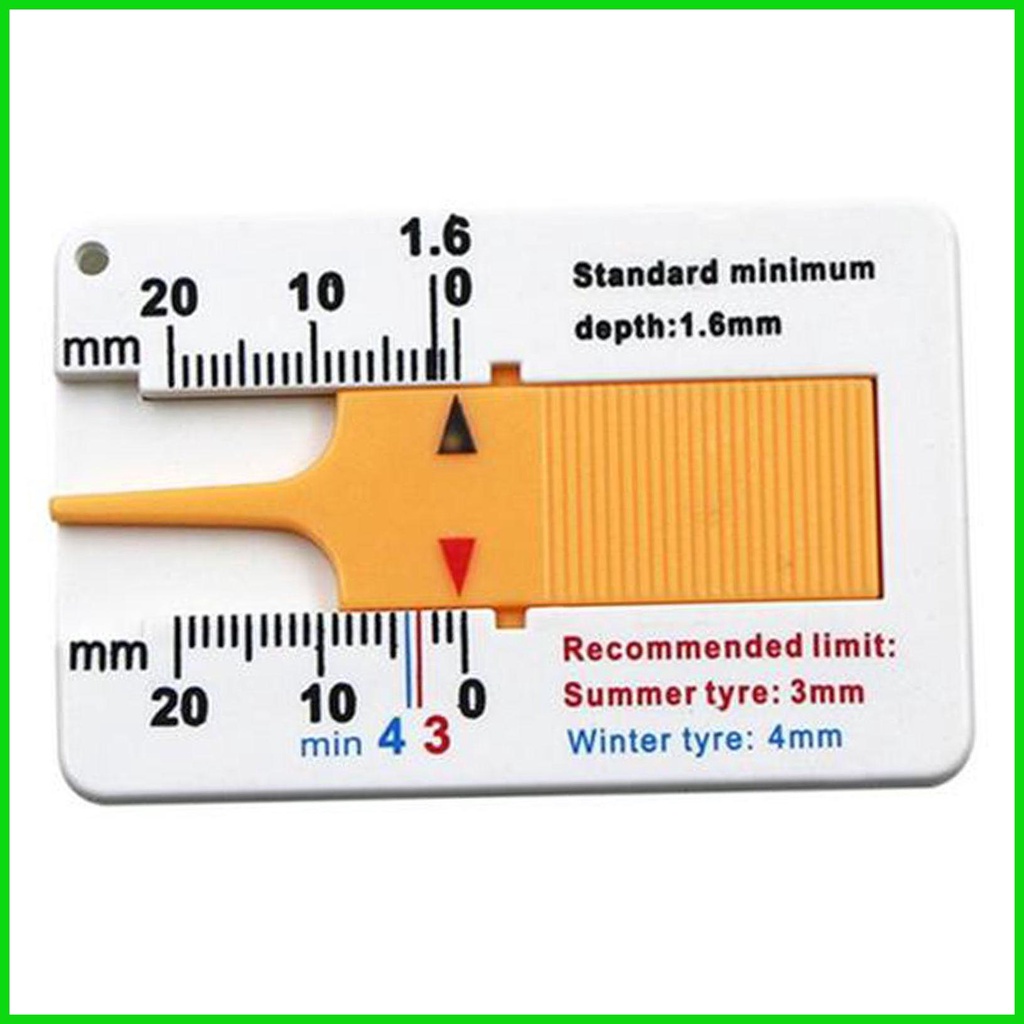 Truck Tire Depth Gauge Car Tyre Tire Tread Depth Gauge 0 to 20mm Depth