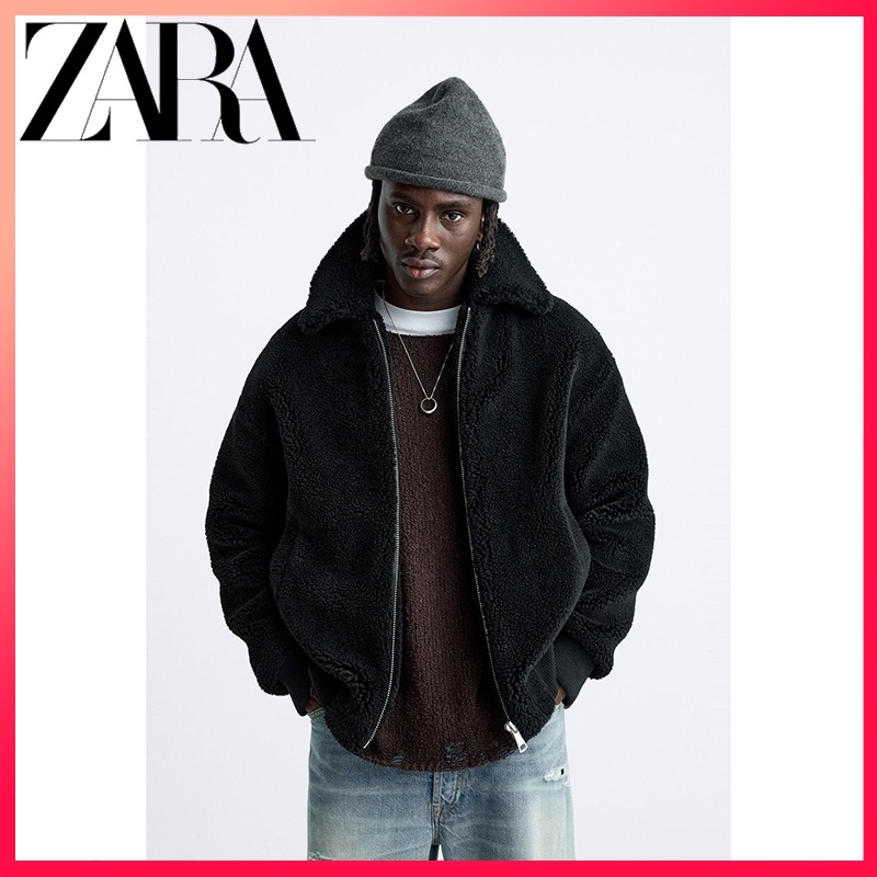 Zara man deals fur coat