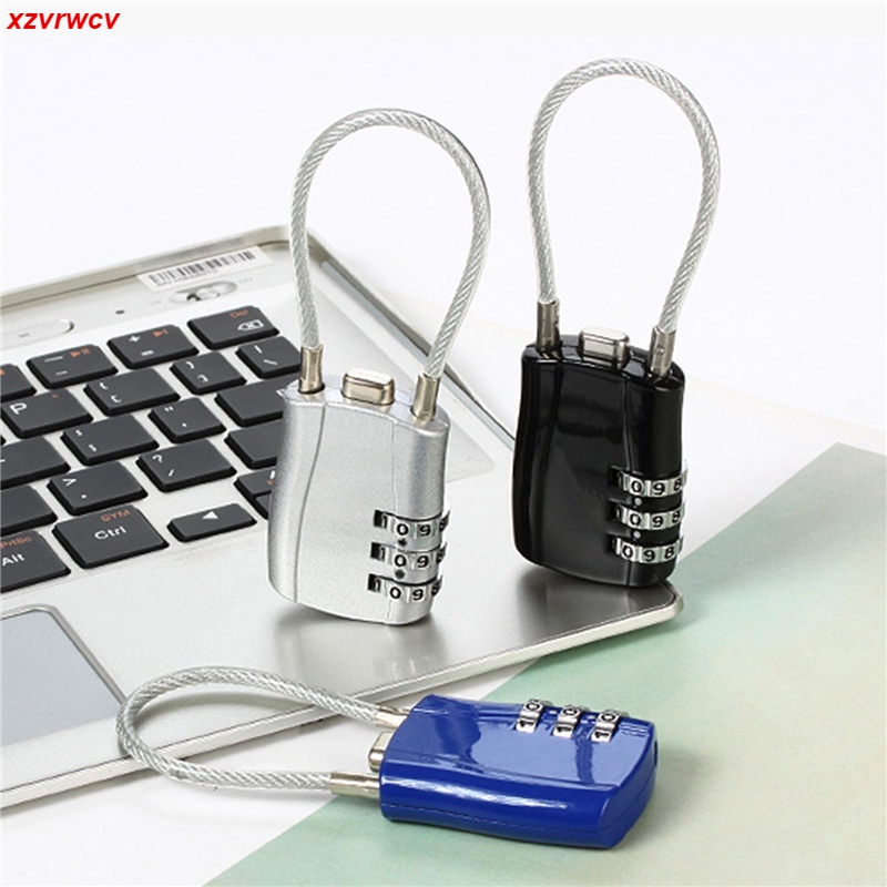 Helmet Combination Lock Padlock Luggage Bag Lock Cabinet Mini Small ...