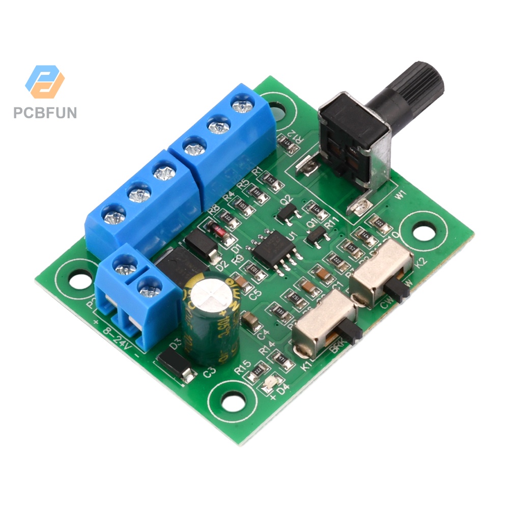 Pcbfun Dc8-24v Brushless Dc Motor Speed Controller Driver Pwm Speed 