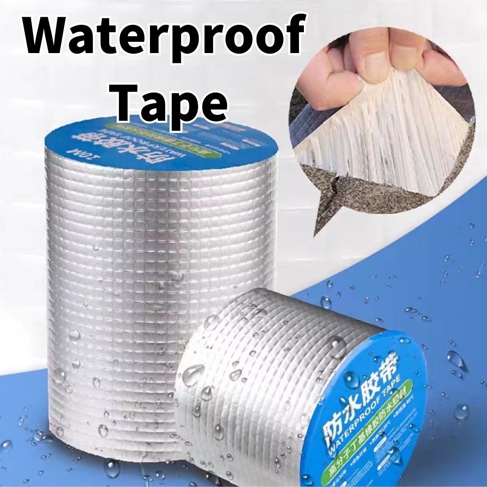 Aluminum Foil Butyl Waterproof Tape For Fix Repair Roof Leak Sealant