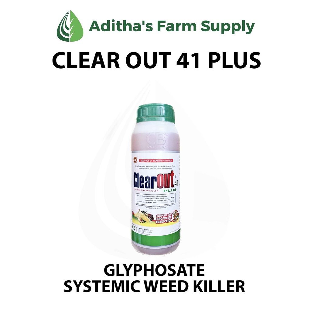 ♞AFS Herbicide Clear Out 41 Plus (Glyphosate) 1 liter Same as