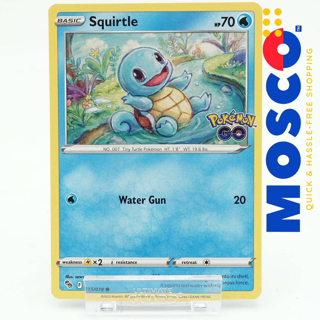 Squirtle - 015/078 - Common Pokemon Go | Pokemon TCG | Shopee Philippines