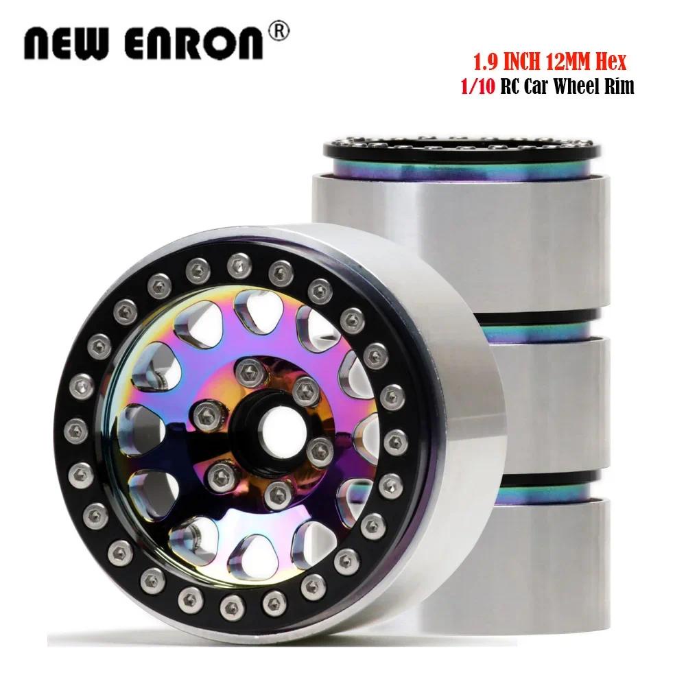 4Pc 1.9 Deep Dish alloy Beadlock Wheel Hub RC Rims For RC 1/10 Rock ...