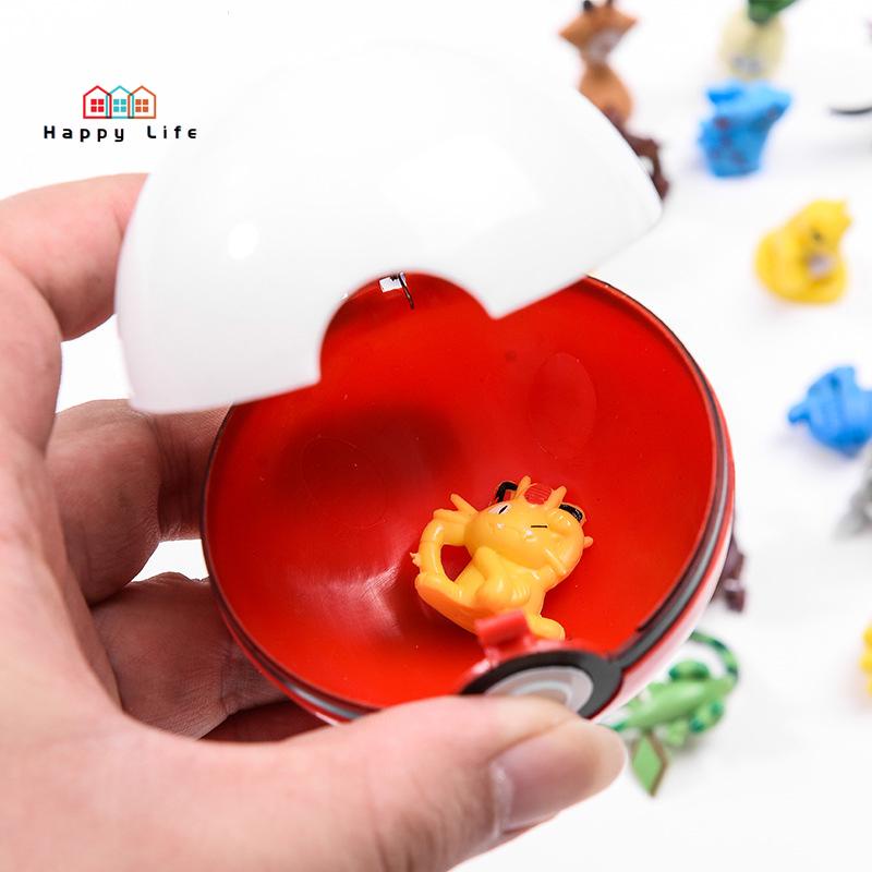 Poke Ball Collectible Pokeball Mini Poke Action Figures Toy for Kids ...