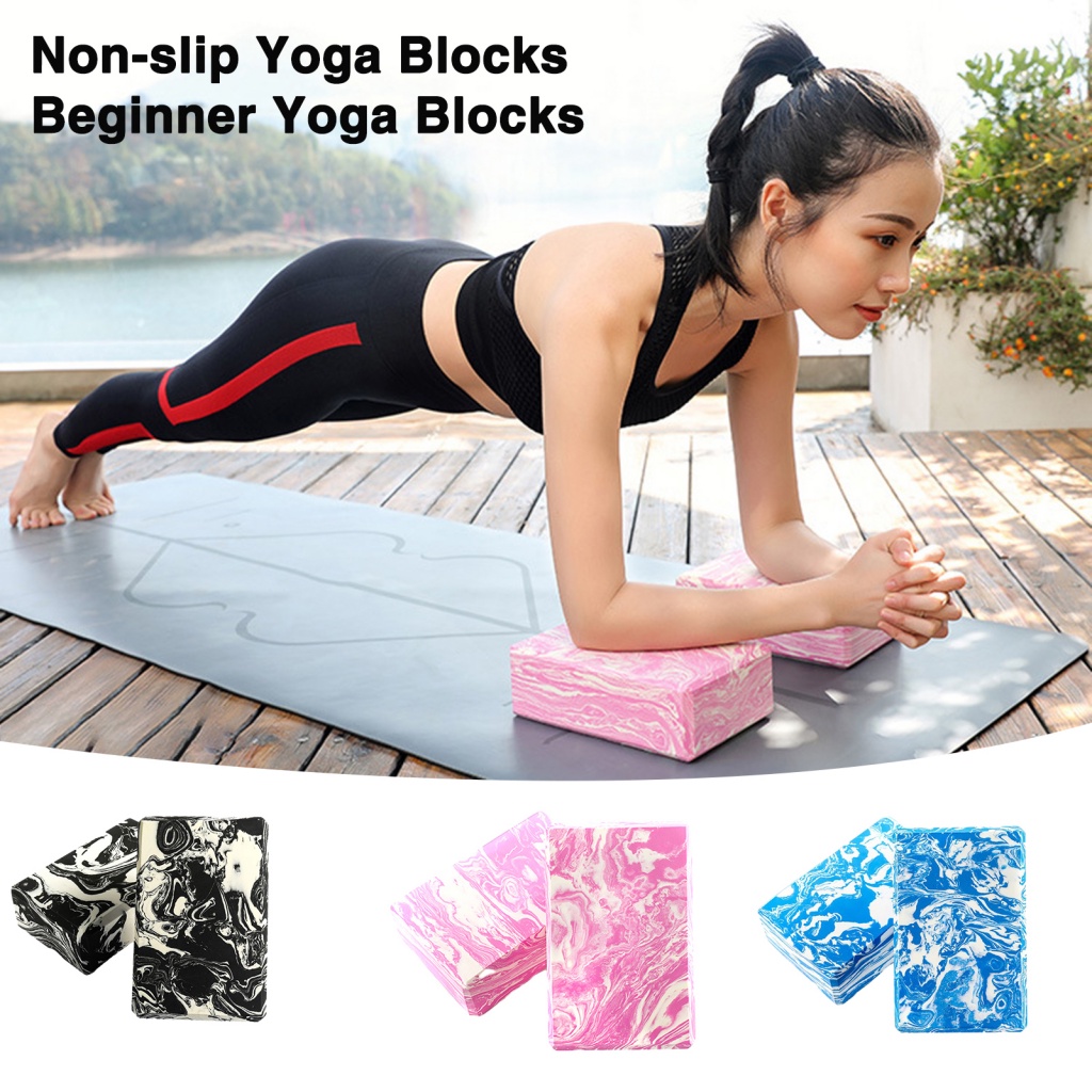 Yoga Bricks Lightweight Yoga Bricks High Density Nonslip Yoga Blocks Ecofriendly Lightweight