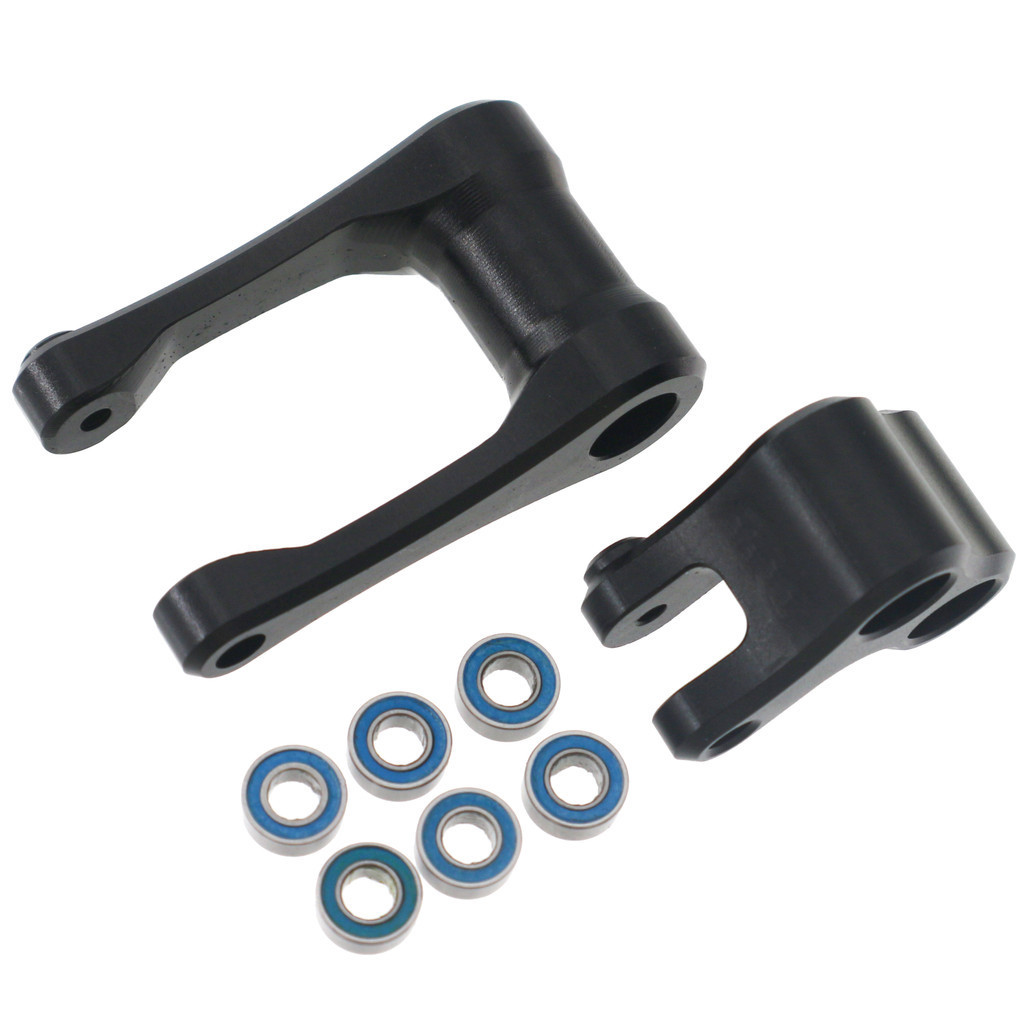 Aluminum 7075-T6 Knuckle & Pull Rod Upgrade For LOSI 1/4 Promoto-MX Motorcycle – Gold, Includes Bearings 8 thumbnail image