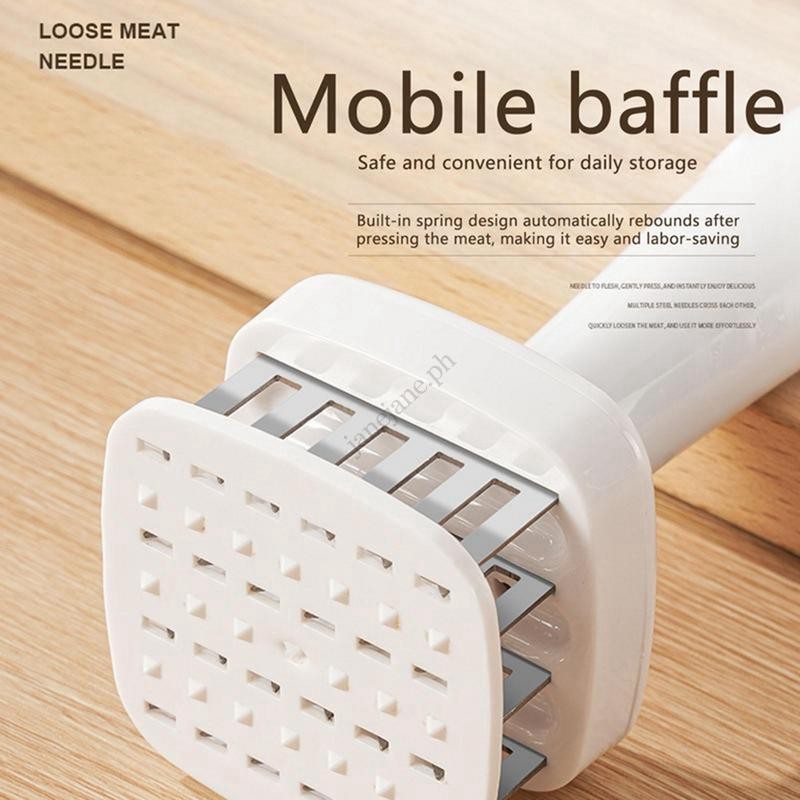 【janejane】Meat Tenderizer Needle Stainless Steel Steak Tenderizer ...