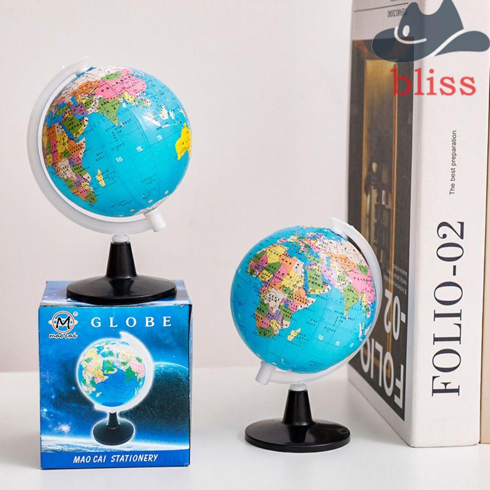 BLISS Globe of the world with stand, With Labels of Continents
