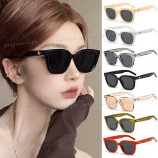 elegabt rainbow hollow square cat eye sunglasses for women new luxury brand  hole frame men hip hop sun glasses uv400 black blue