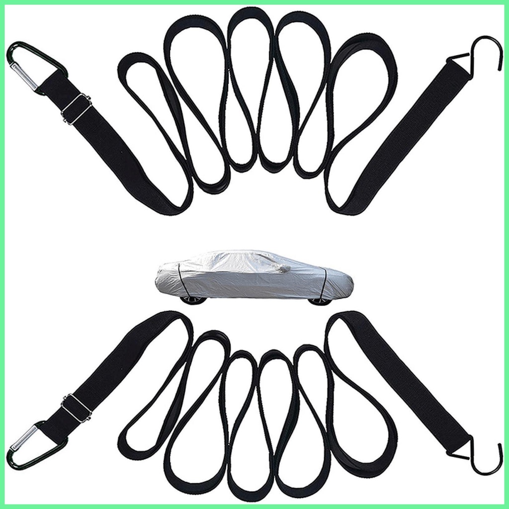 Car Cover Tie Downs 2pcs Adjustable Polyester Straps Protect Your Cover
