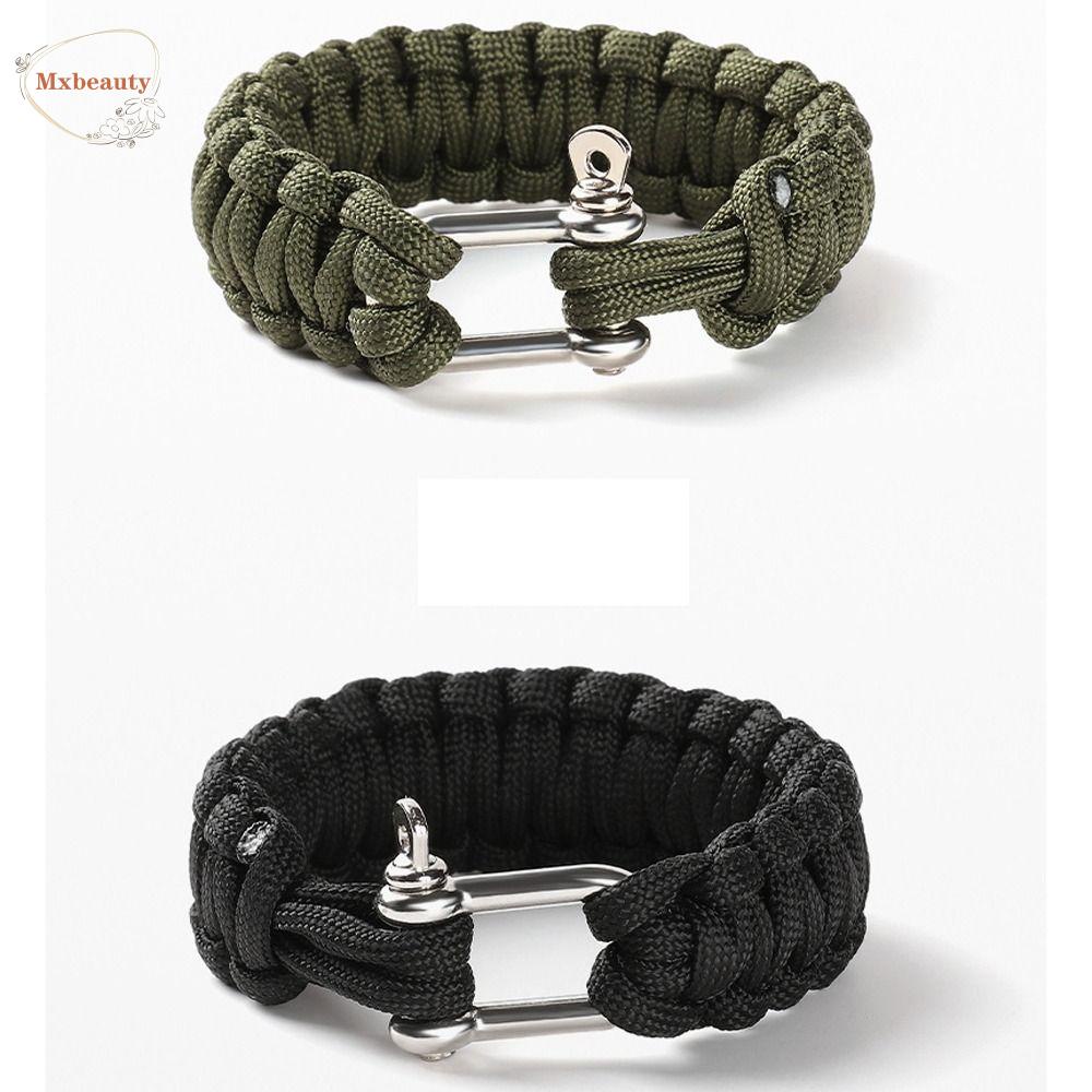 MXBEAUTY Umbrella Rope Bracelet Antilost Rope Knitted Rope Emergency