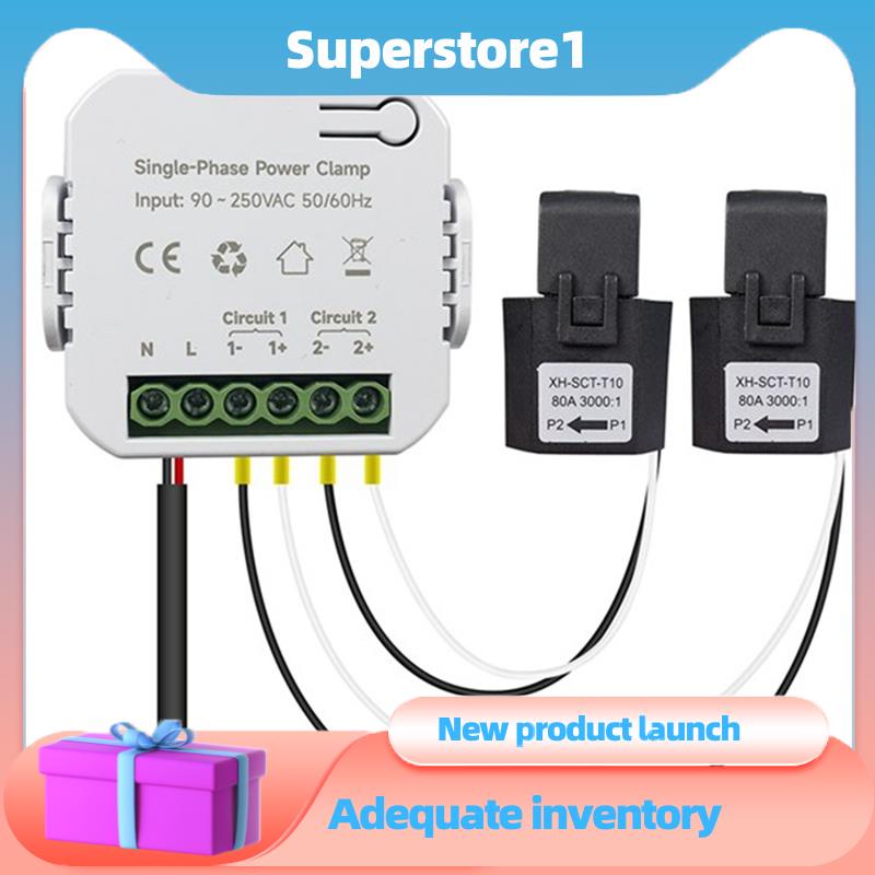 superstore1 Tuya Smart Zigbee Energy Meter Power Monitor Electricity