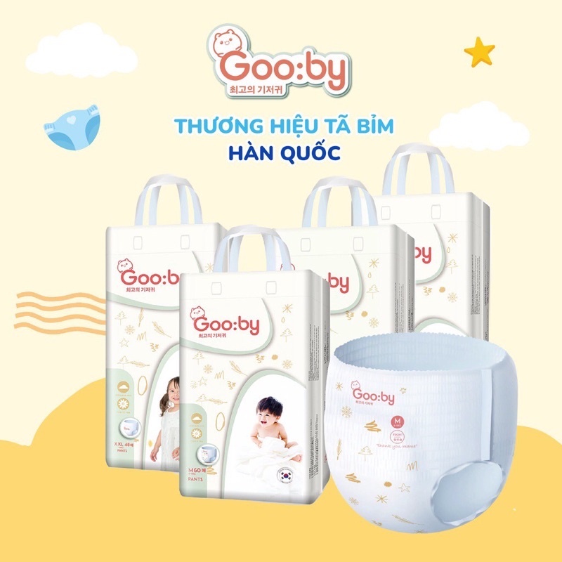 Gooby diapers/diapers are soft, safe, super absorbent, size M/L/XL/XXL