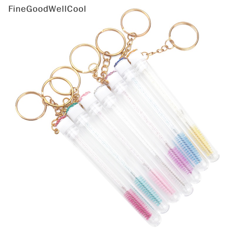 FWPH Eyelash Mascara Wands Empty Tube With Keychain Lash Spoolies ...