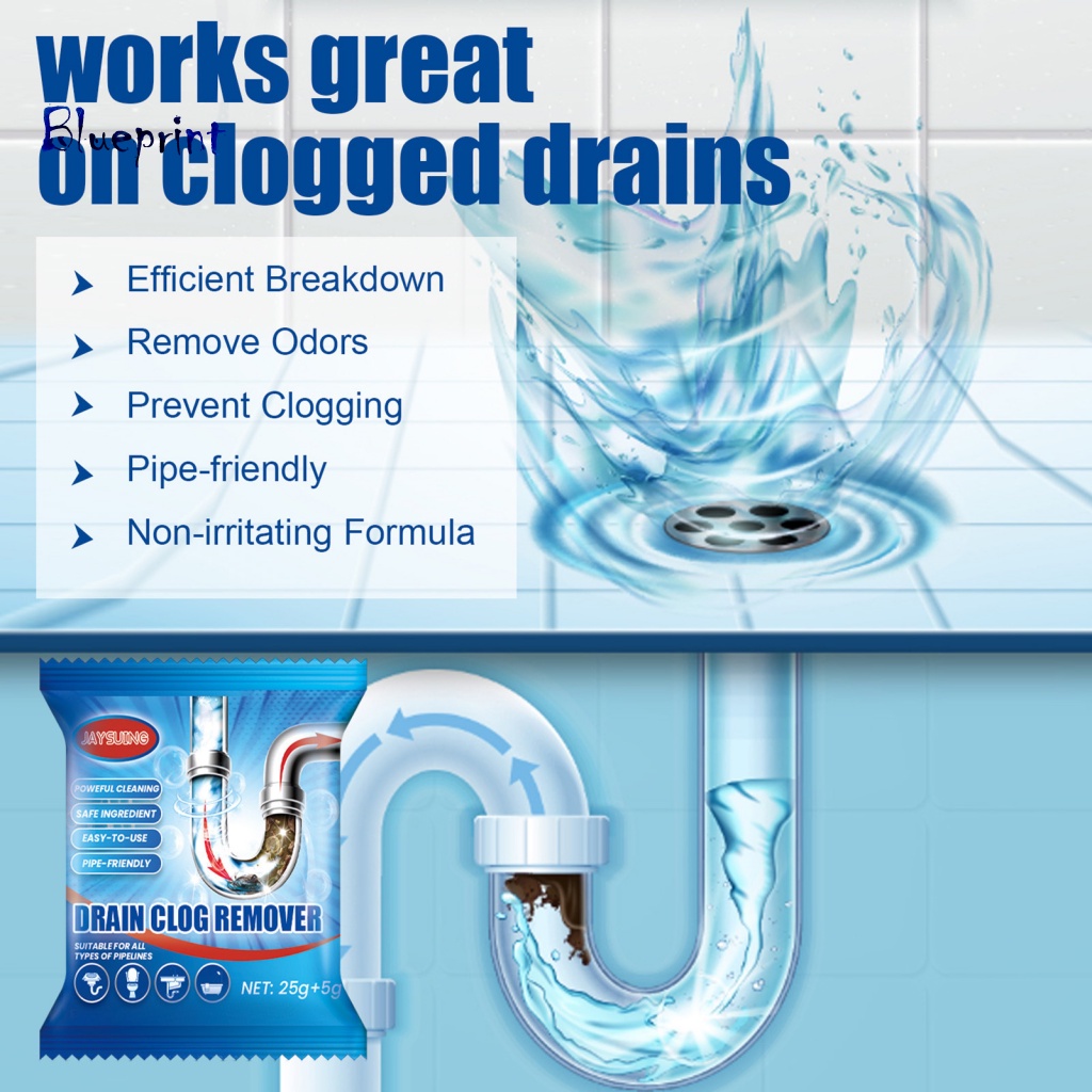 blueprint Pipe Unclogger Unblock Drains Efficient Biodegradable Drain