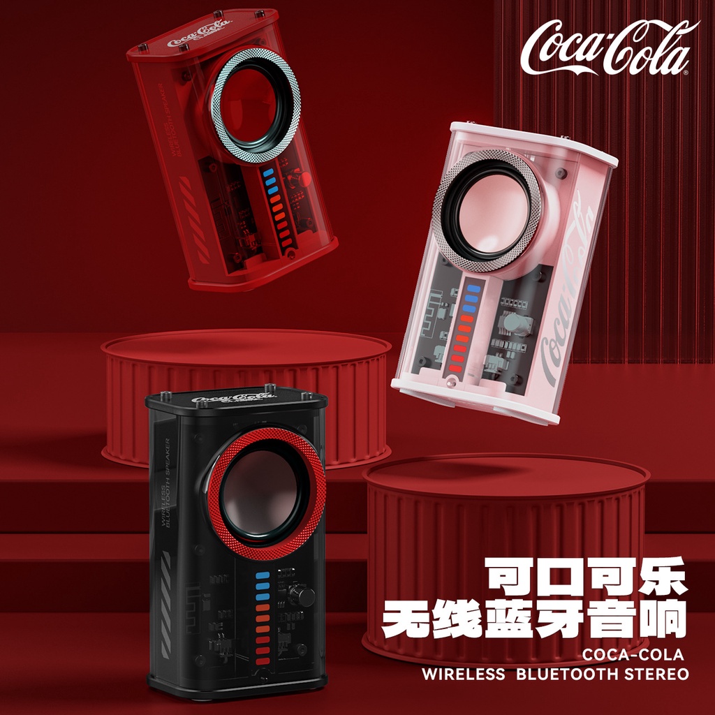 Coca Cola Co branded Authentic Bluetooth Speaker New Wireless Audio