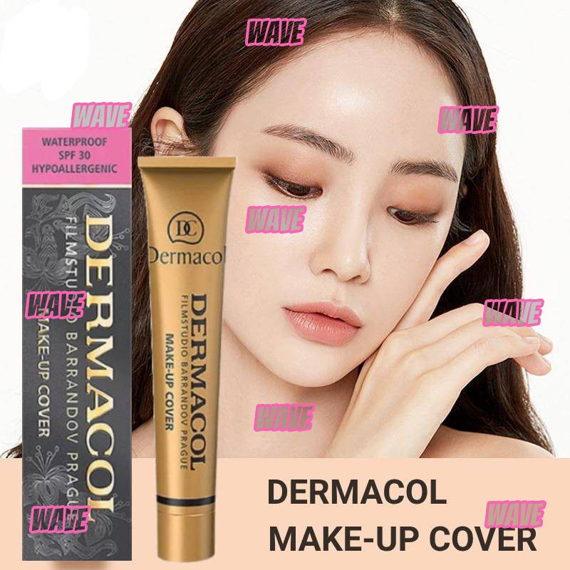 wave Dermacol Brand High Quality Concealer Liquid Foundation Cover Freckles Acne Marks